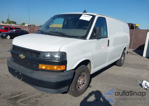 2019 Chevrolet Express 2500 Work Van from USA, damaged, VIN 1GCWGAFP3K1361607